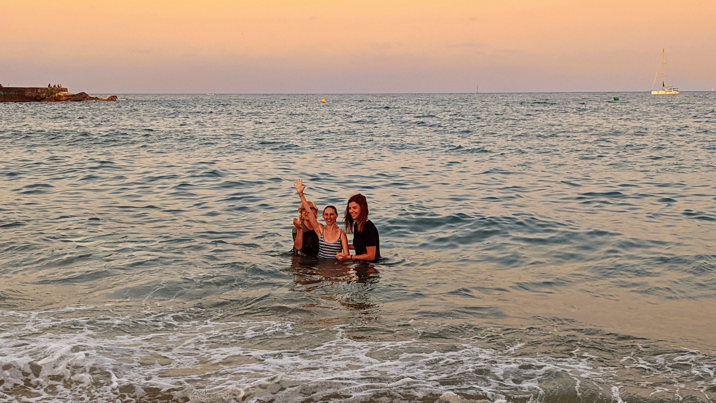 Baptism at White Fields Barcelona street ministry